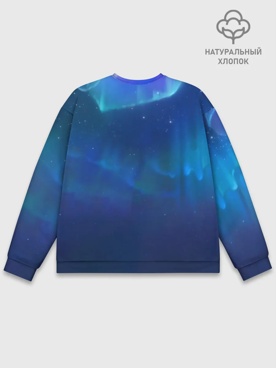 Мужской свитшот базовый / Одинокий Волк