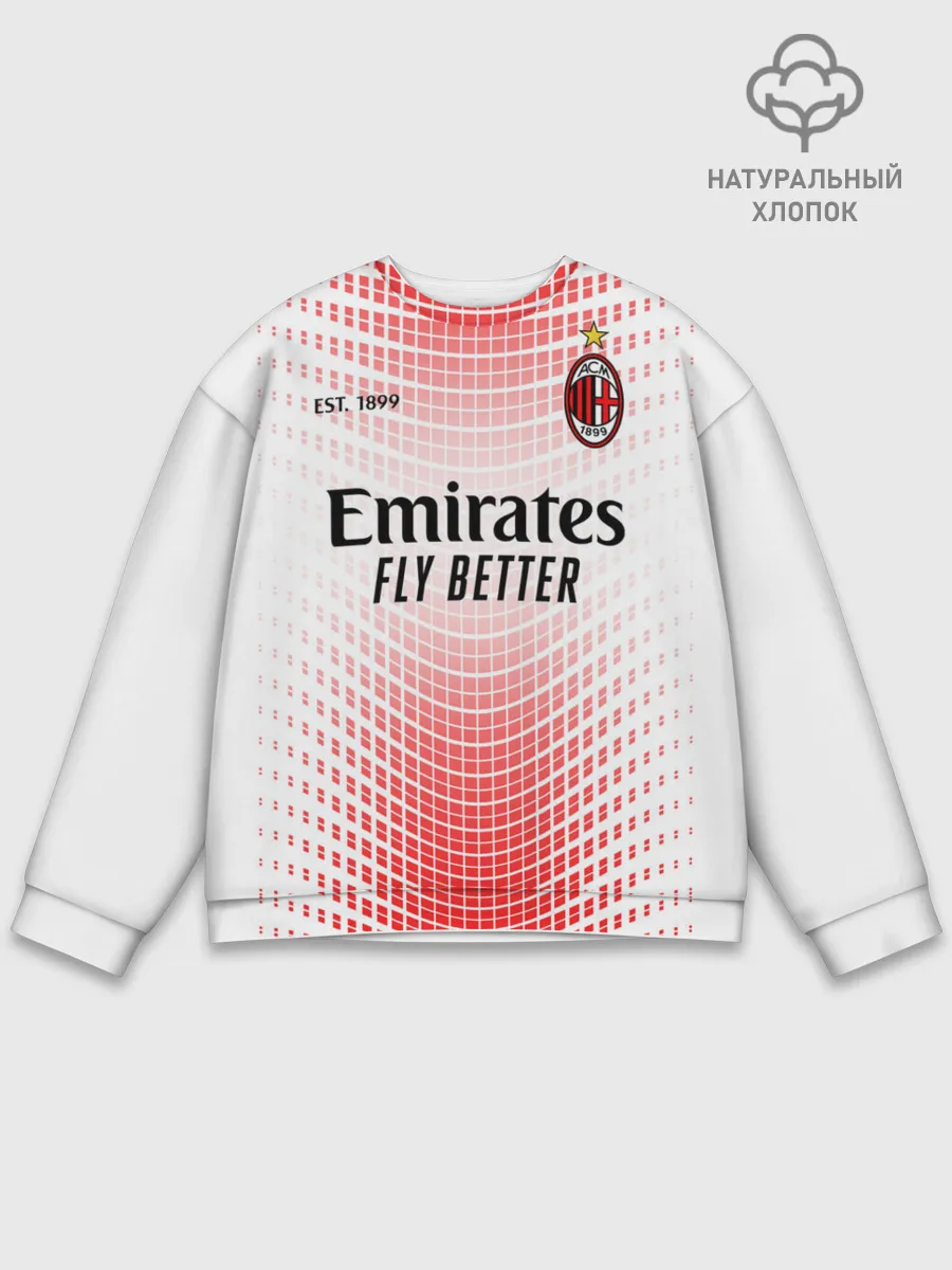Мужской свитшот базовый / AC MILAN 20/21 - ГОСТЕВАЯ
