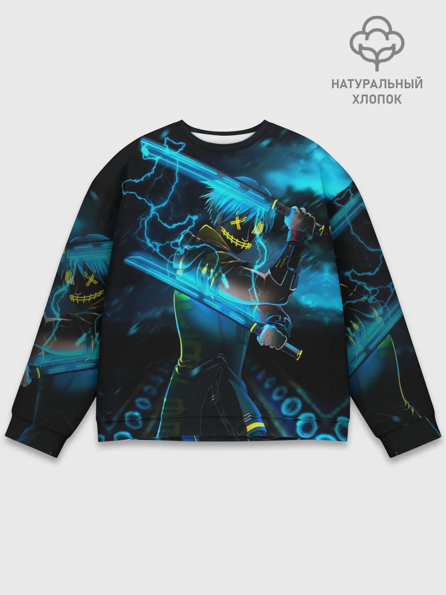 Мужской свитшот базовый / NEON SAMURAI