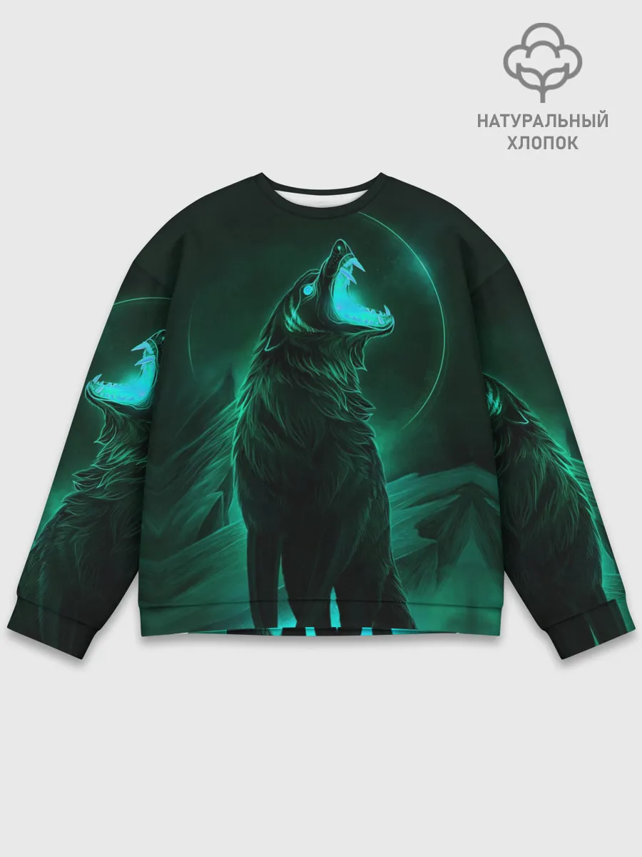 Мужской свитшот базовый / Оборотень