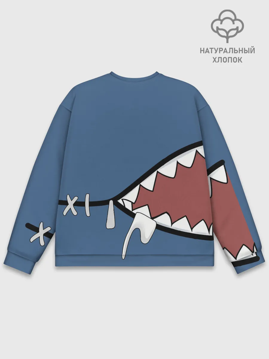 Мужской свитшот базовый / Акула gawr gura