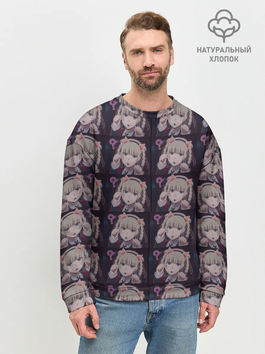 Мужской свитшот базовый / Кирари Момобами Неко