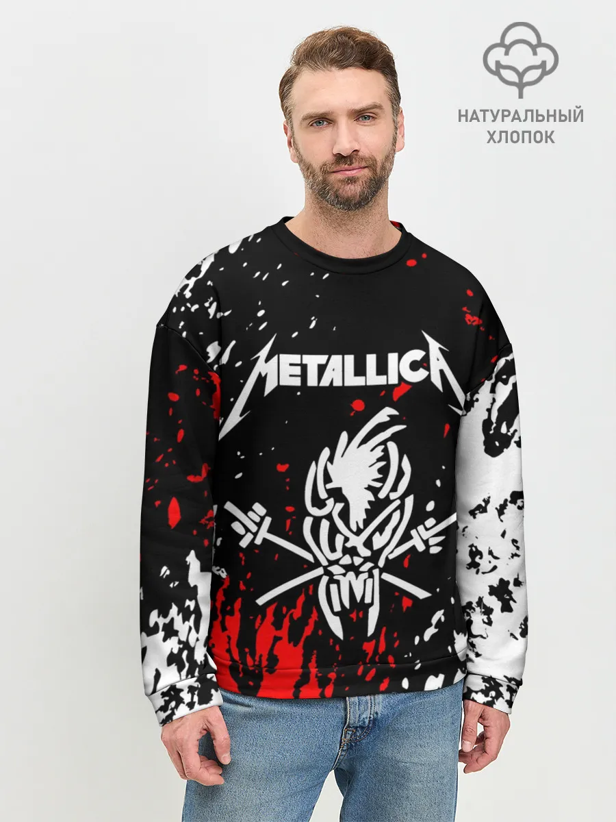 Мужской свитшот базовый / METALLICA