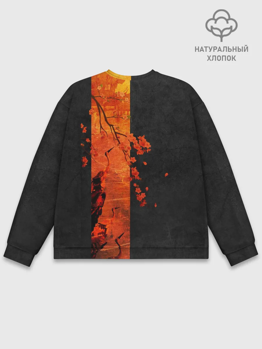 Мужской свитшот базовый / ЦАПЛЯ