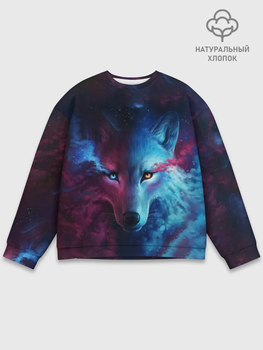 Мужской свитшот базовый / ЗВЕЗДНЫЙ ВОЛК