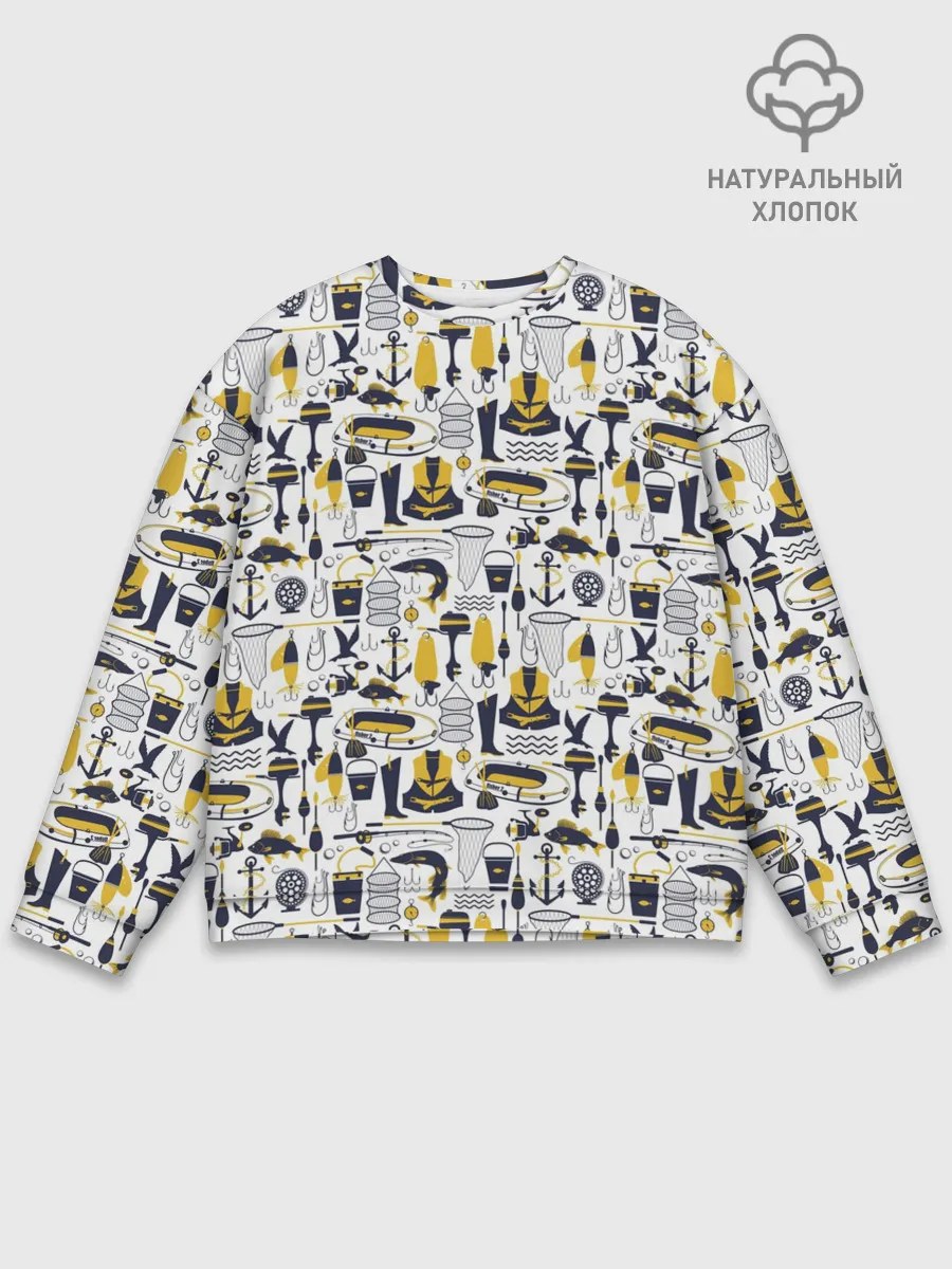 Мужской свитшот базовый / Мечта рыболова