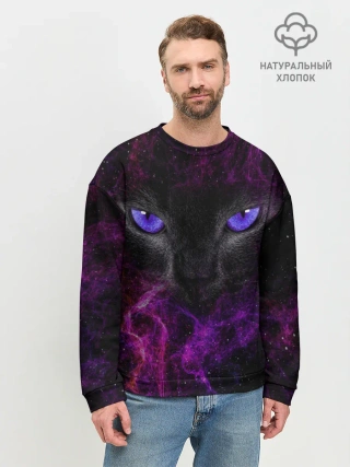 Мужской свитшот базовый / Кот