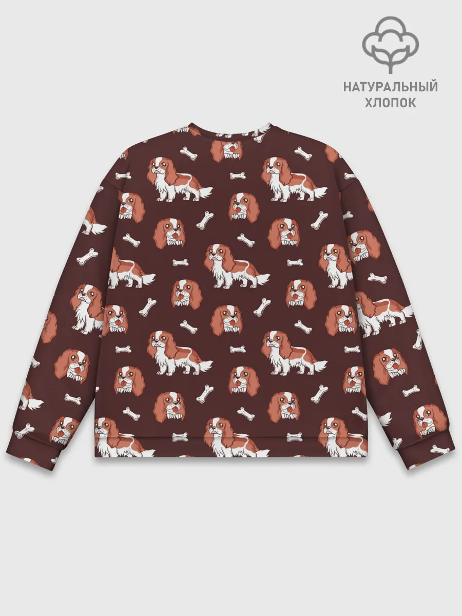 Мужской свитшот базовый / Спаниели