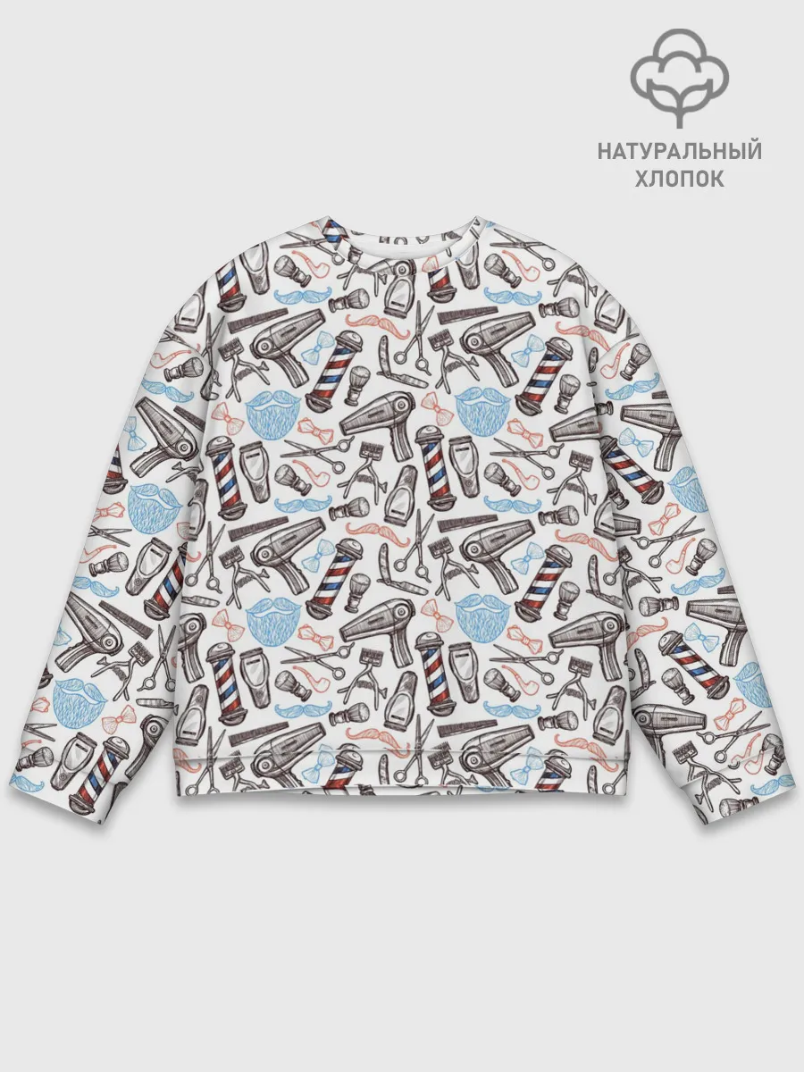 Мужской свитшот базовый / Барбершоп