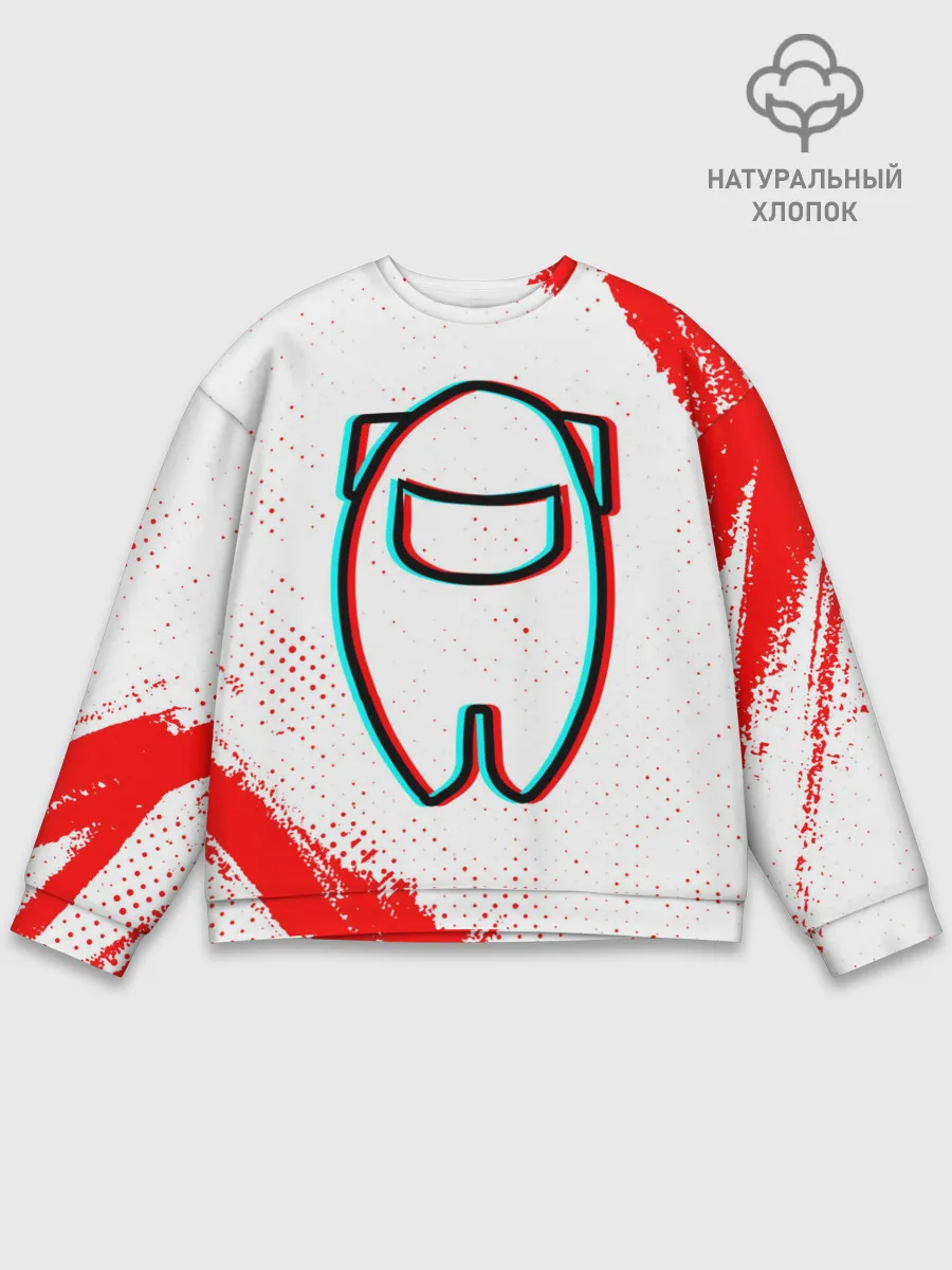 Мужской свитшот базовый / AMONG US / АМОНГ АС