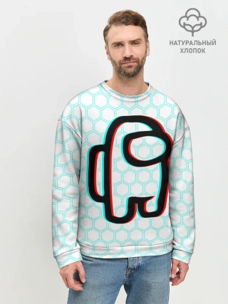 Мужской свитшот базовый / AMONG US / АМОНГ АС