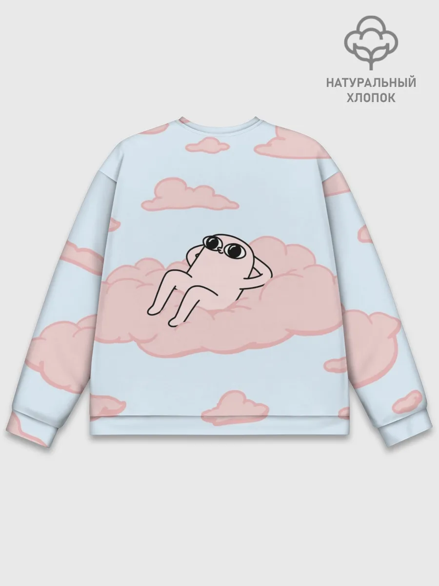 Мужской свитшот базовый / мем