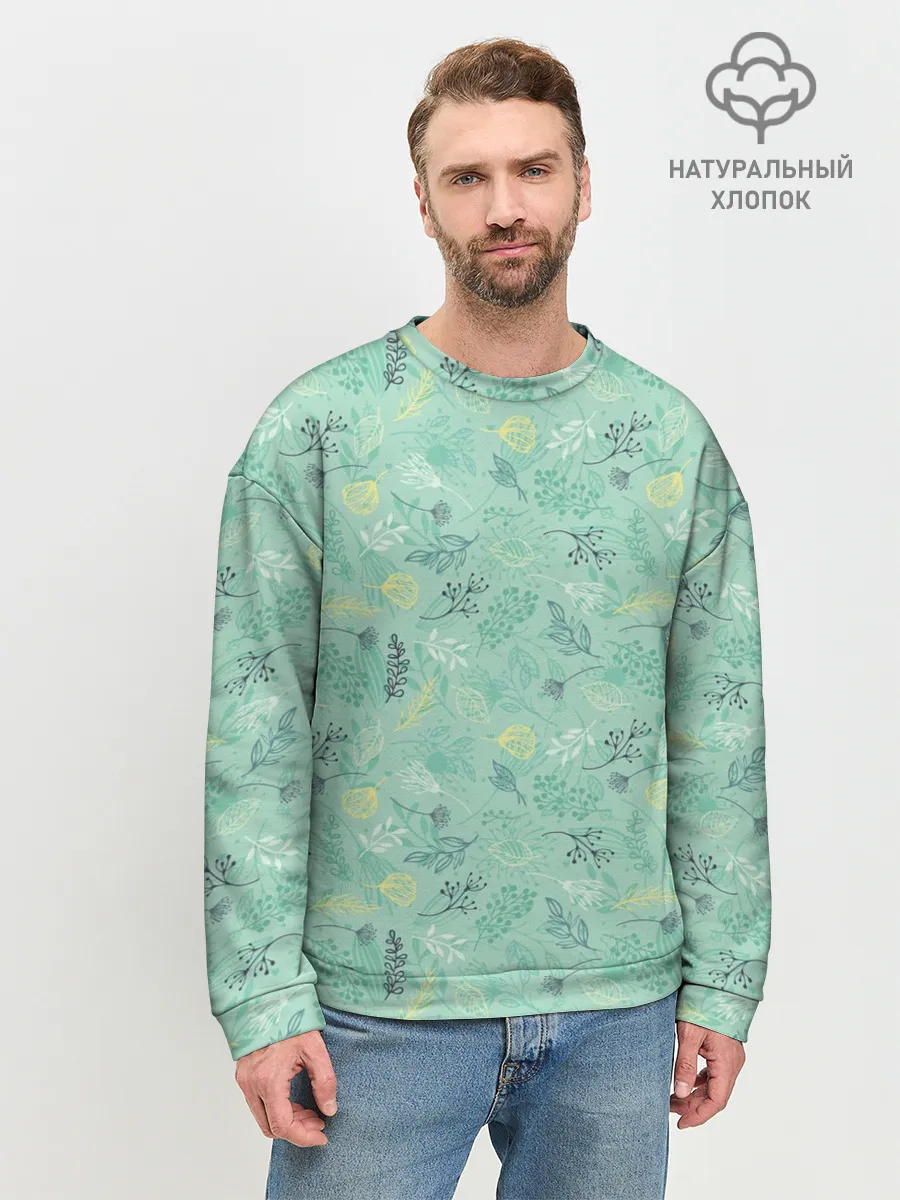 Мужской свитшот базовый / Гербарий