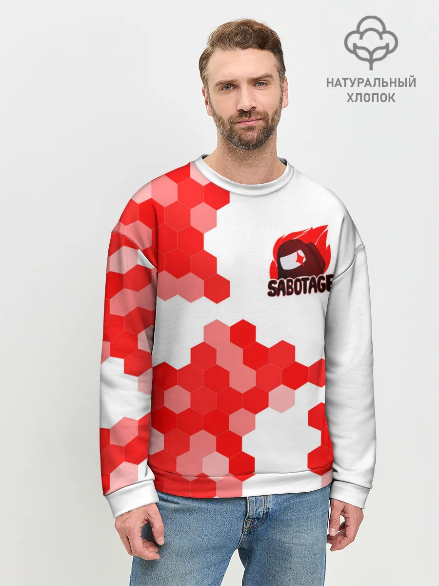 Мужской свитшот базовый / AMONG US - IMPOSTOR