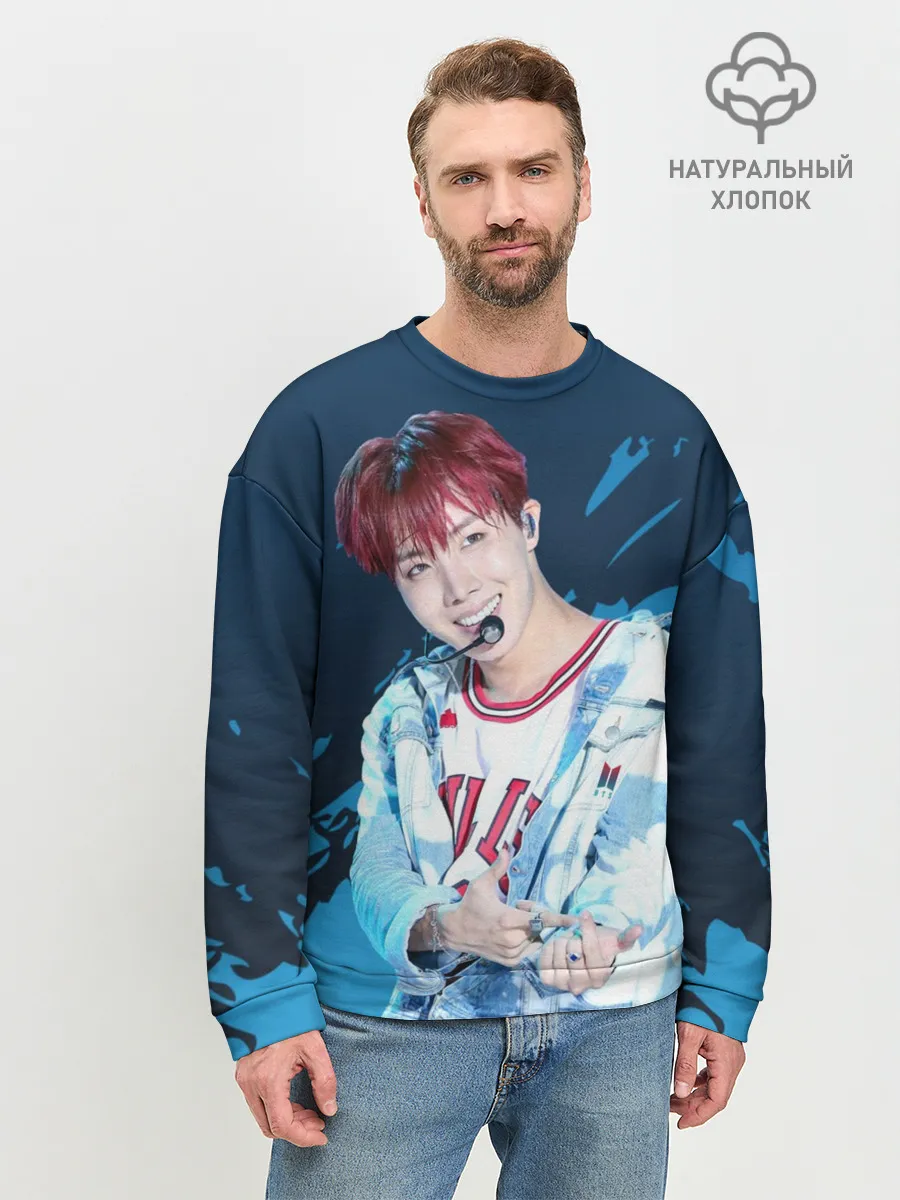 Мужской свитшот базовый / BTS