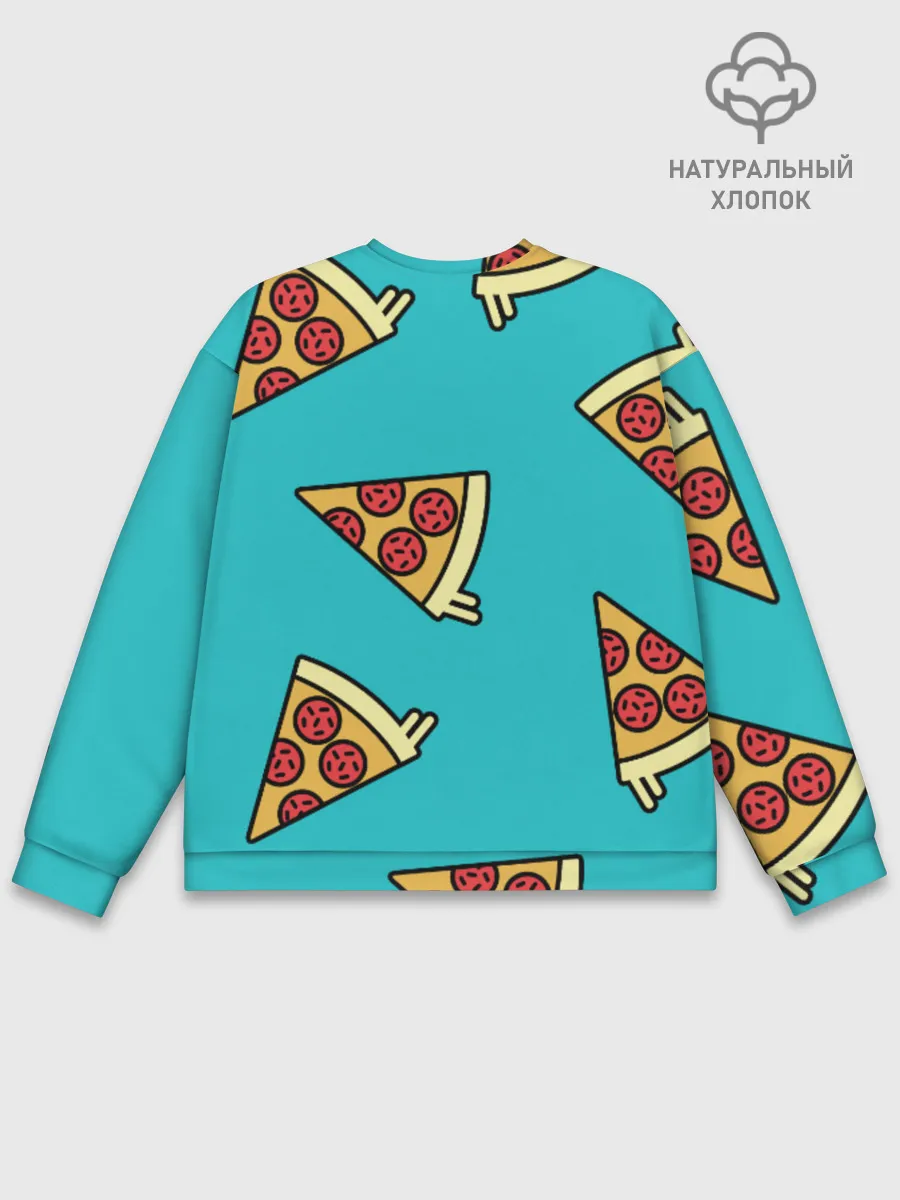 Мужской свитшот базовый / пицца