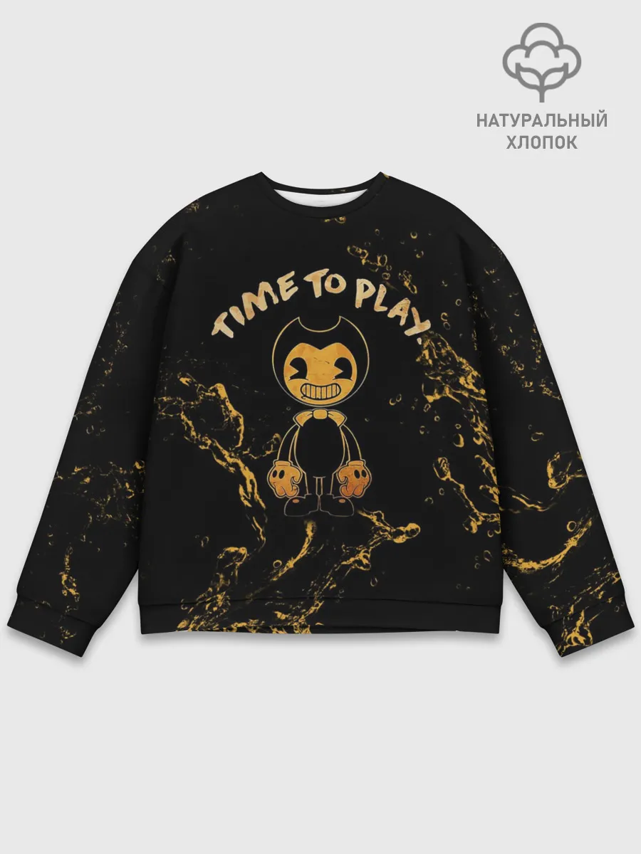 Мужской свитшот базовый / Bendy And The Ink Machine