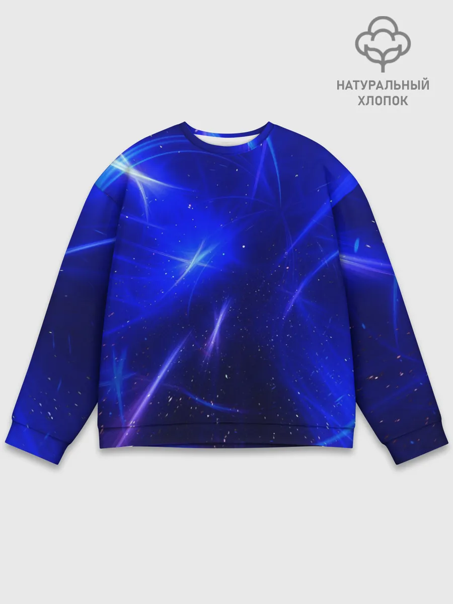 Мужской свитшот базовый / Космический вихрь