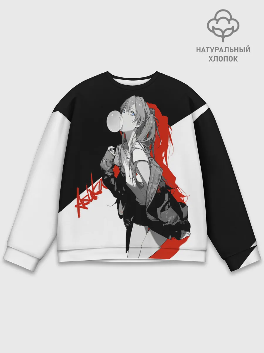 Мужской свитшот базовый / Asuka Langley Evangelion