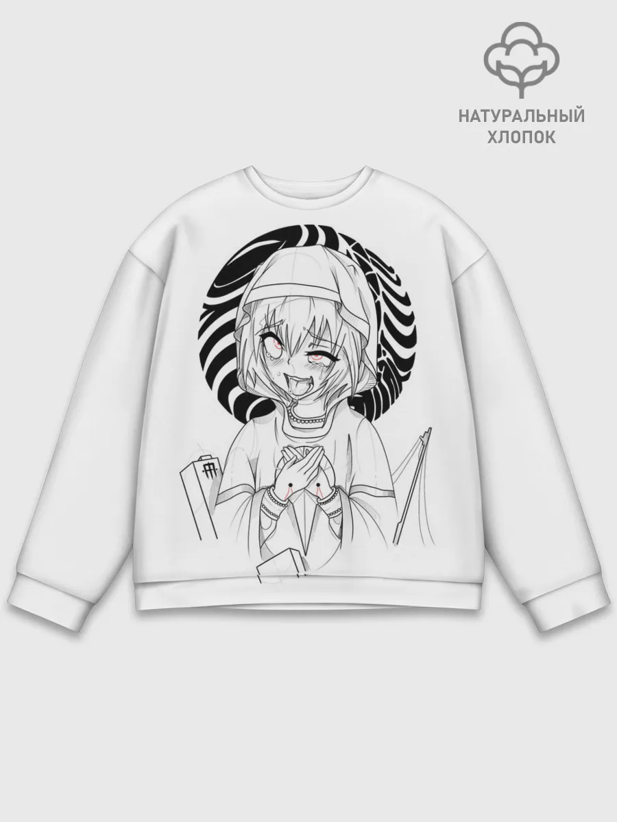 Мужской свитшот базовый / Ahegao