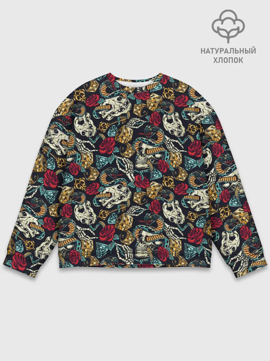 Мужской свитшот базовый / Hardcore tattoo