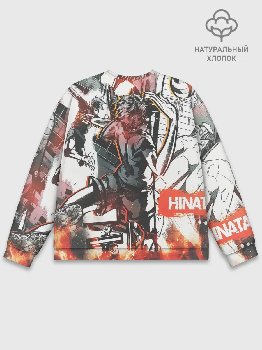 Мужской свитшот базовый / Haikyu Haikyuu Haikuu