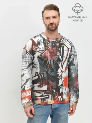 Мужской свитшот базовый / Haikyu Haikyuu Haikuu