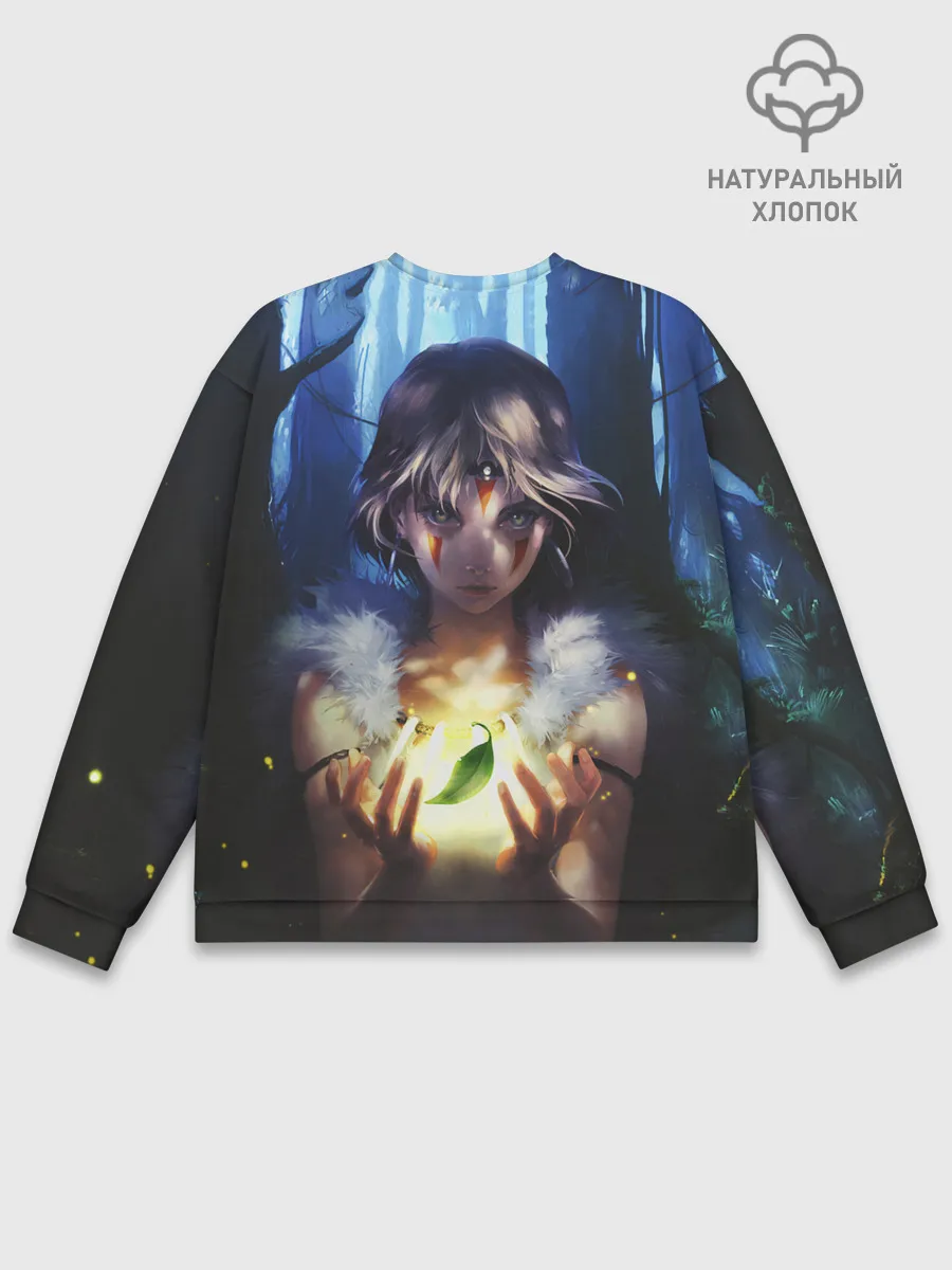 Мужской свитшот базовый / Принцесса Мононоке