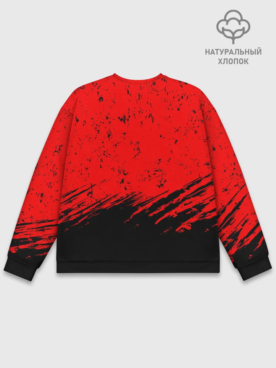 Мужской свитшот базовый / AMONG US - НЕ ВЕРЬ НИКОМУ