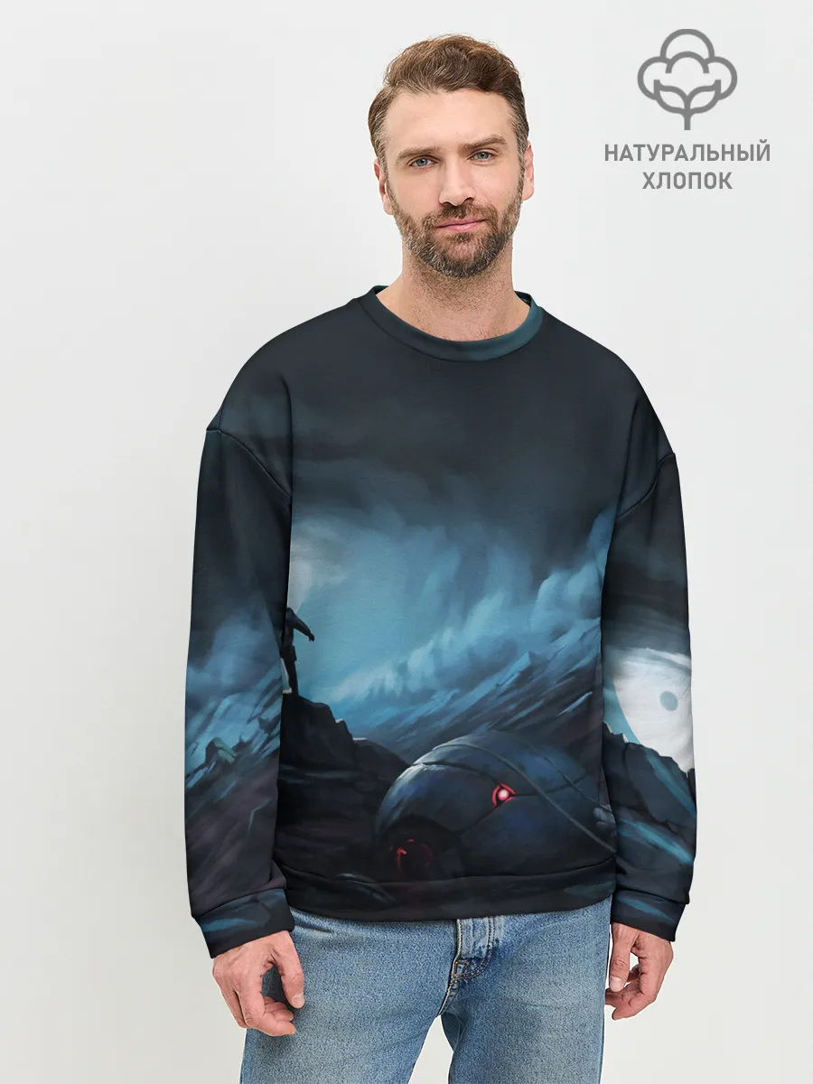 Мужской свитшот базовый / Космонавт