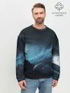 Мужской свитшот базовый / Космонавт