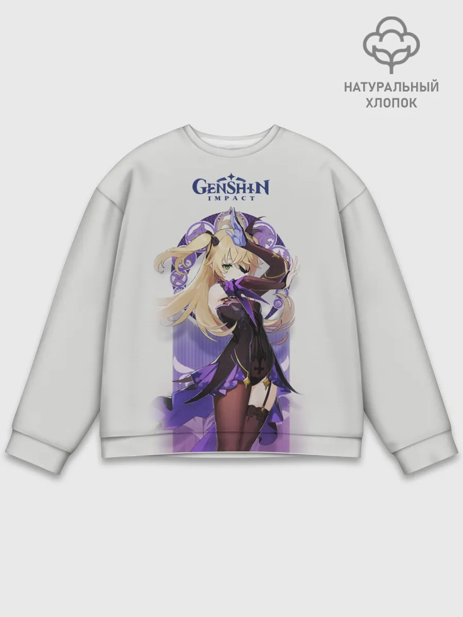 Мужской свитшот базовый / Genshin Impact
