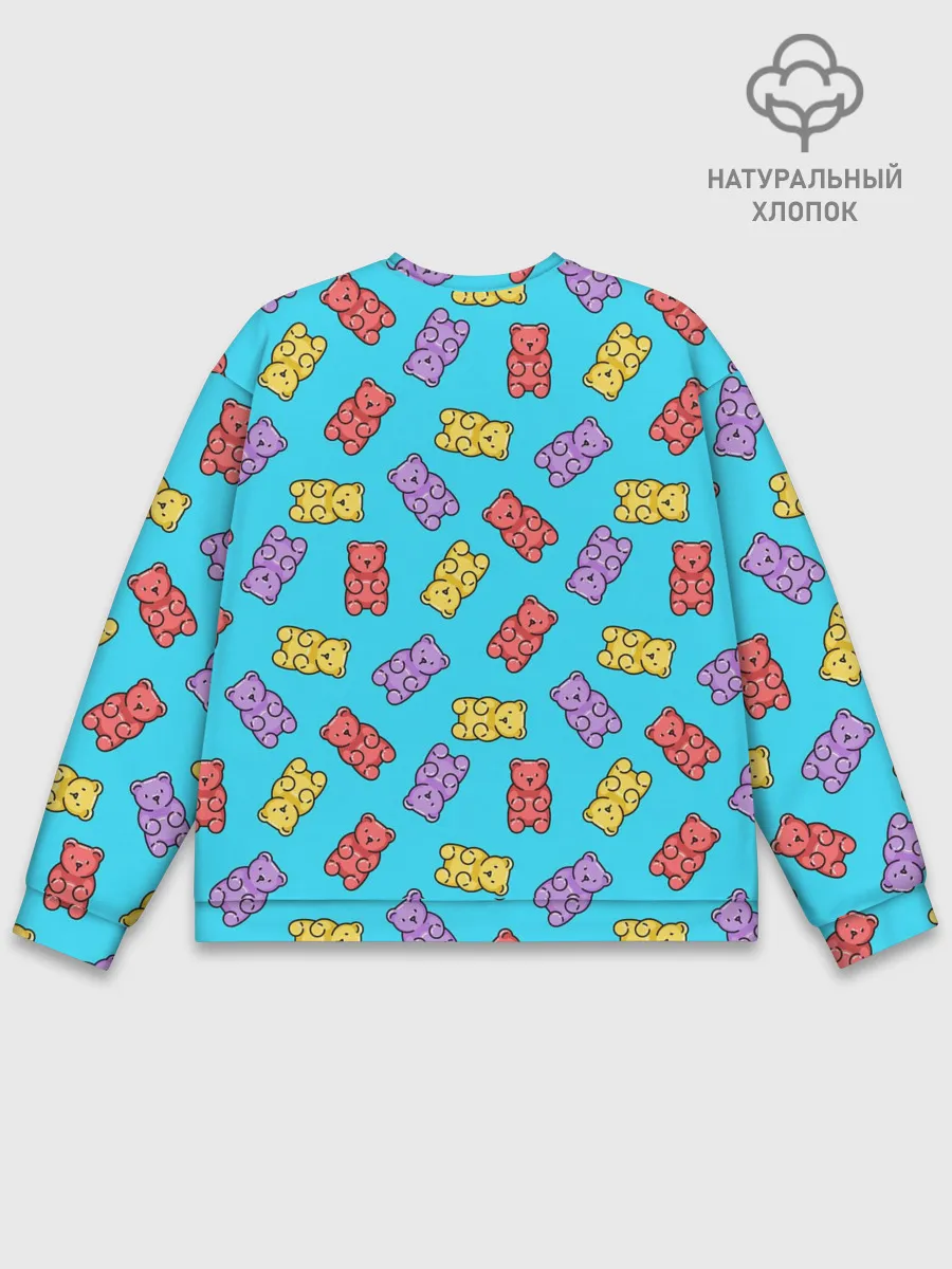 Мужской свитшот базовый / Мармеладные мишки