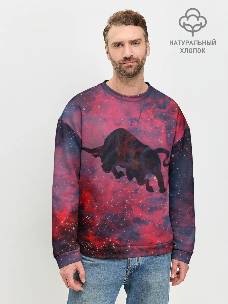 Мужской свитшот базовый / Бык