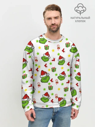 Мужской свитшот базовый / Гринч