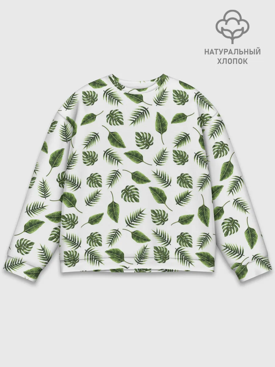 Мужской свитшот базовый / папоротник