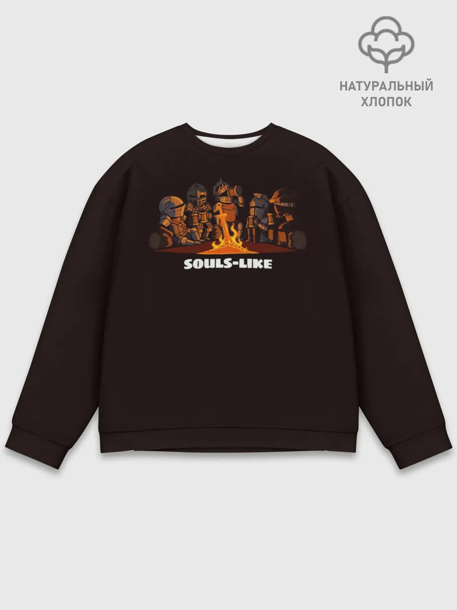 Мужской свитшот базовый / Souls-like