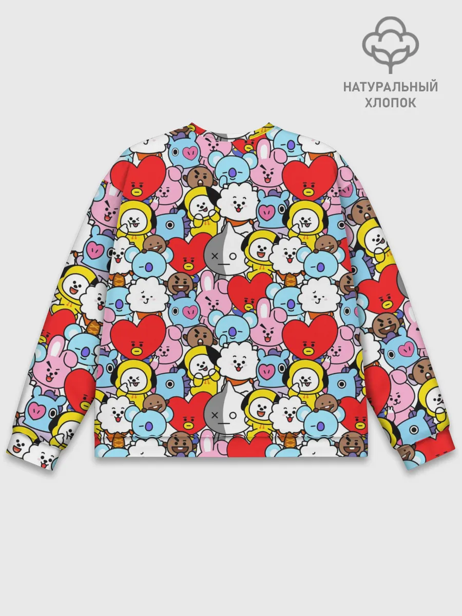 Мужской свитшот базовый / BT21 / BTS