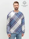 Мужской свитшот базовый / Шотландка | Scottish | Tartan
