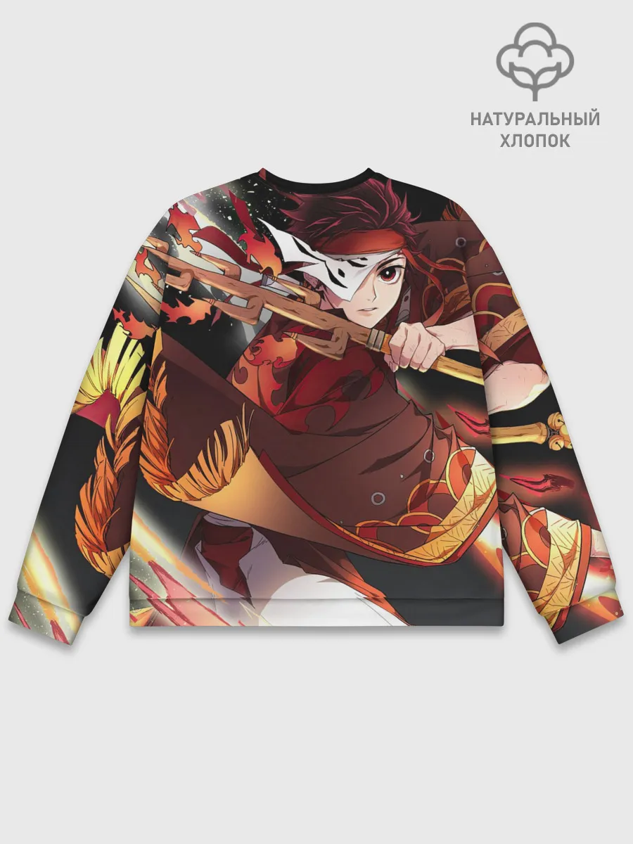 Мужской свитшот базовый / КЛИНОК РАССЕКАЮЩИЙ ДЕМОНОВ