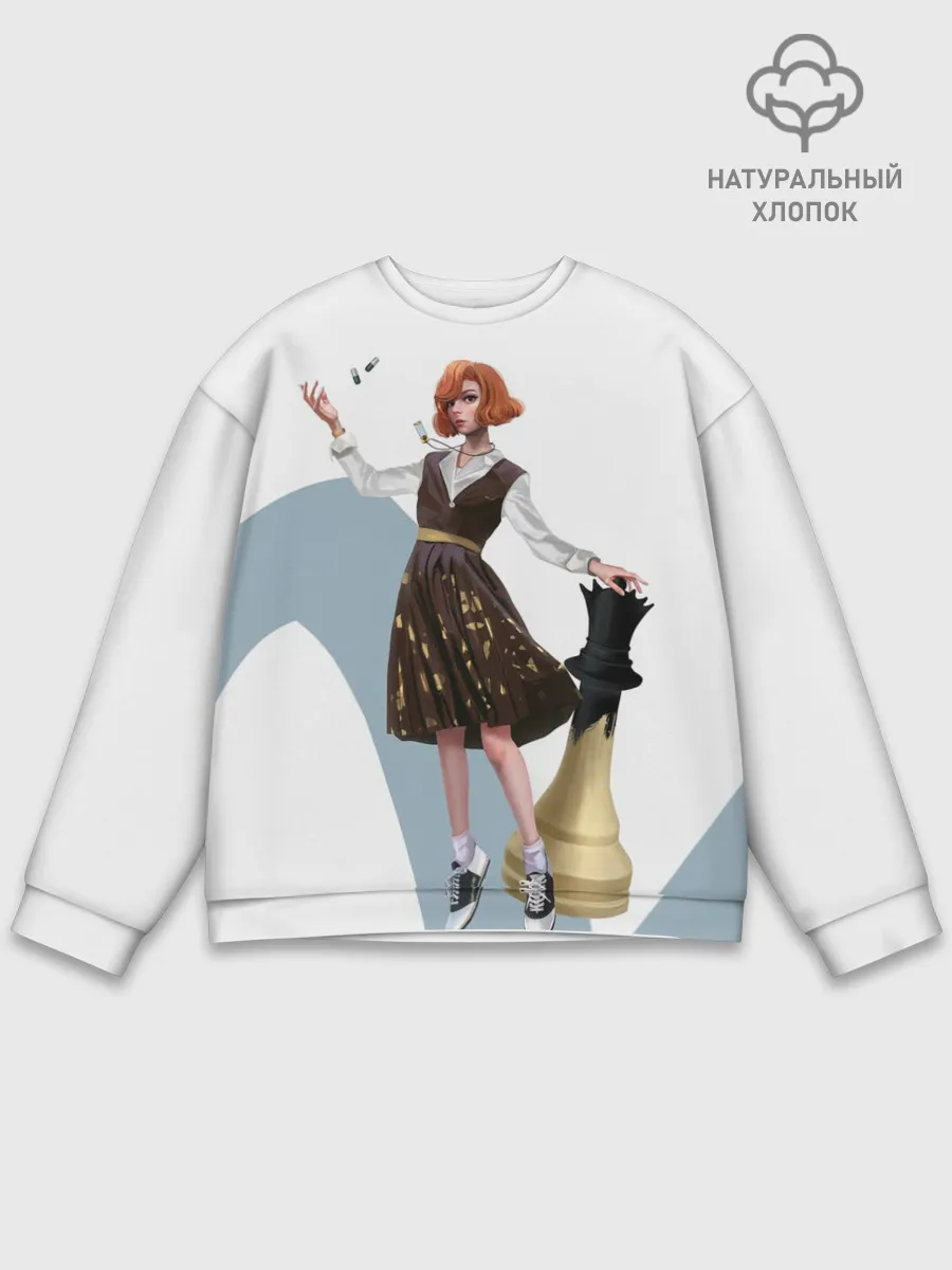 Мужской свитшот базовый / Ход Королевы