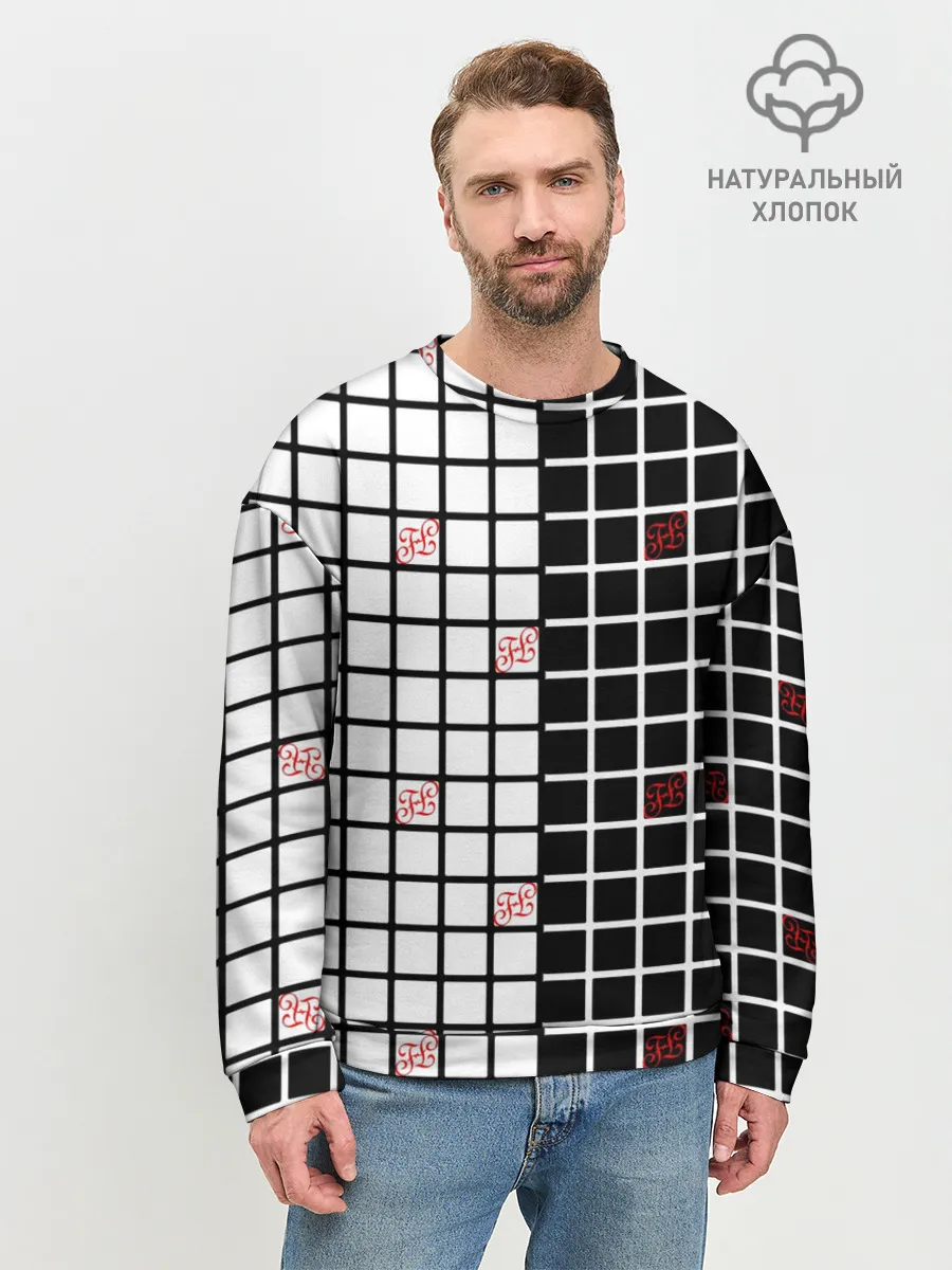 Мужской свитшот базовый / Разносторонняя сетка Fumrre