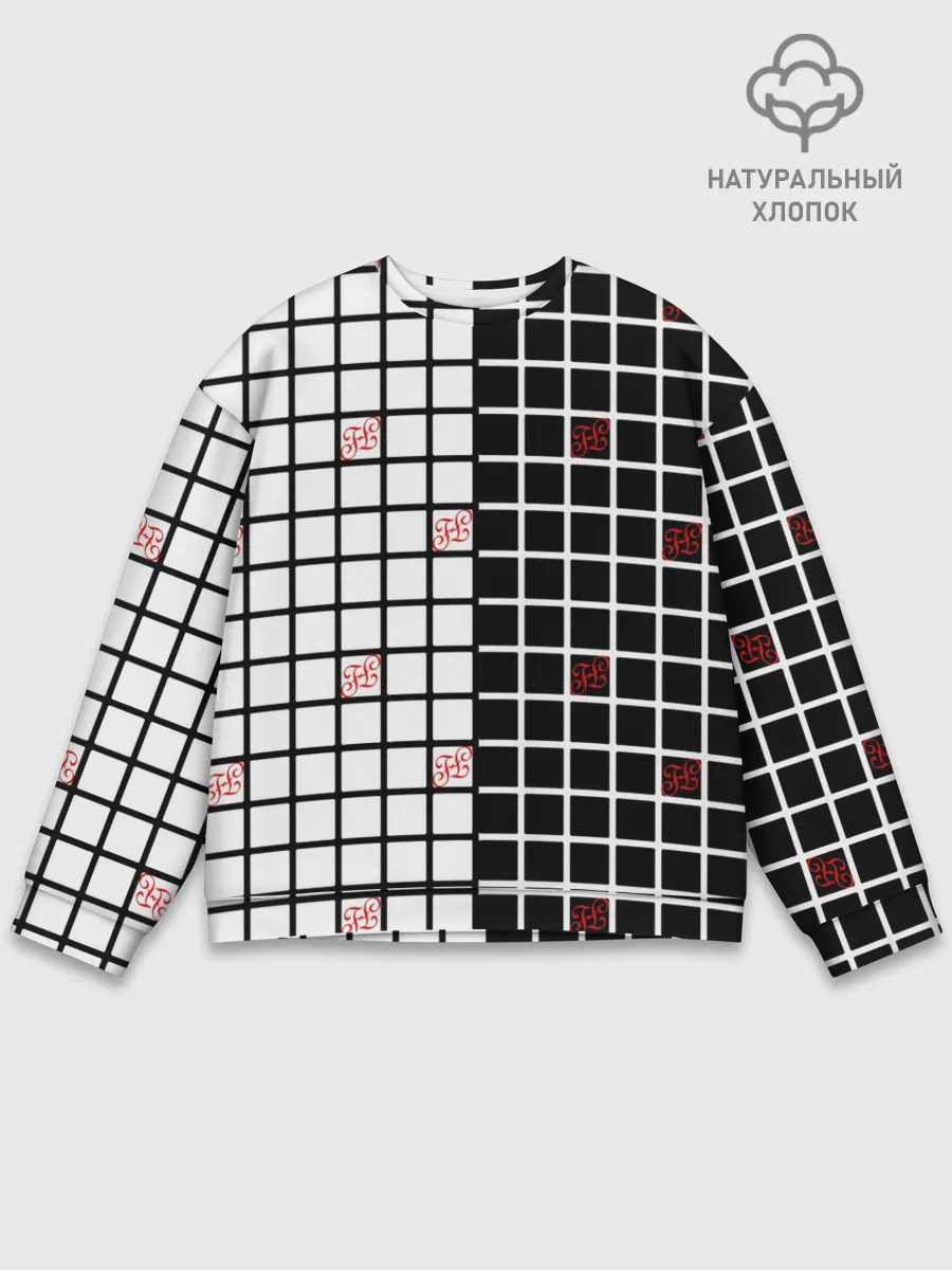 Мужской свитшот базовый / Разносторонняя сетка Fumrre