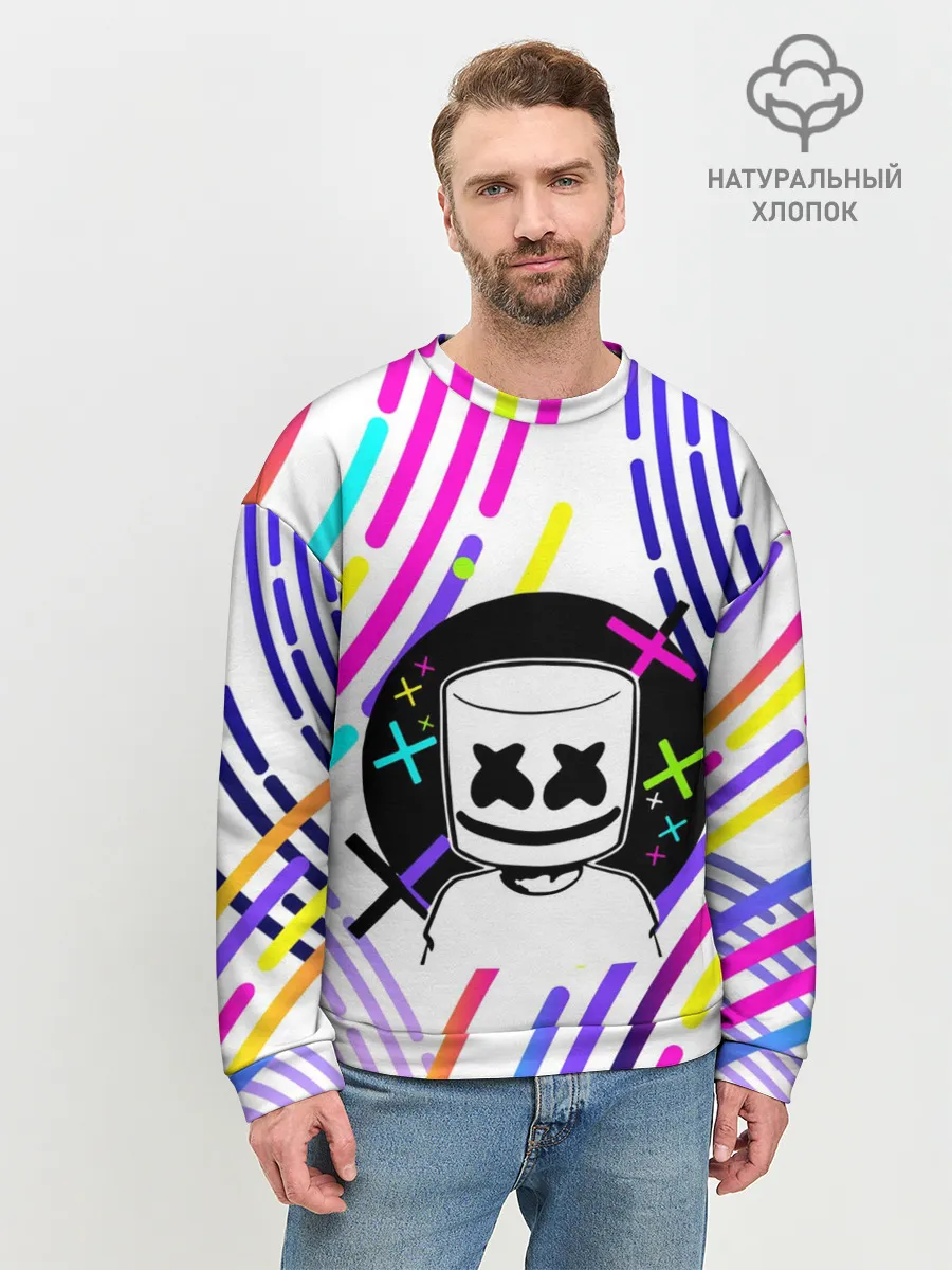 Мужской свитшот базовый / MARSHMELLO