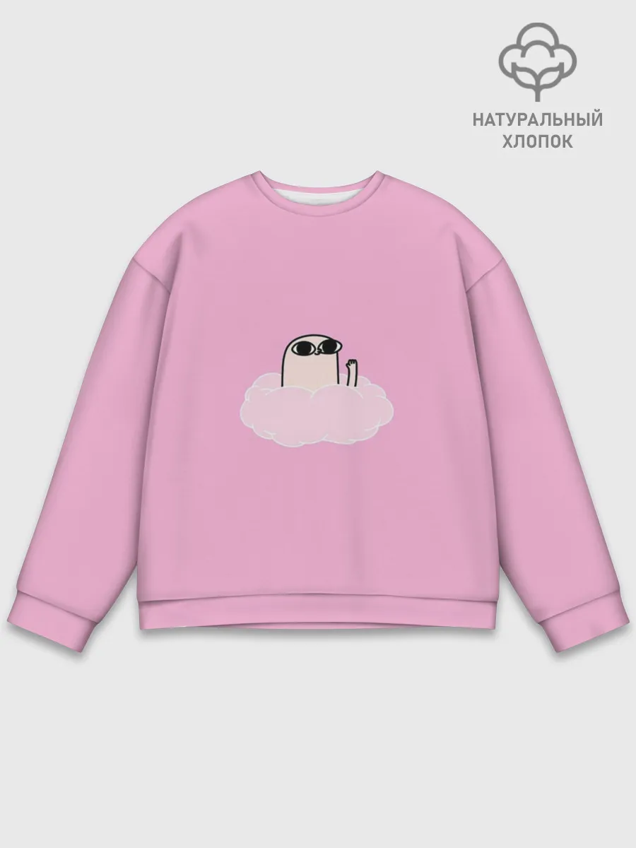 Мужской свитшот базовый / мем