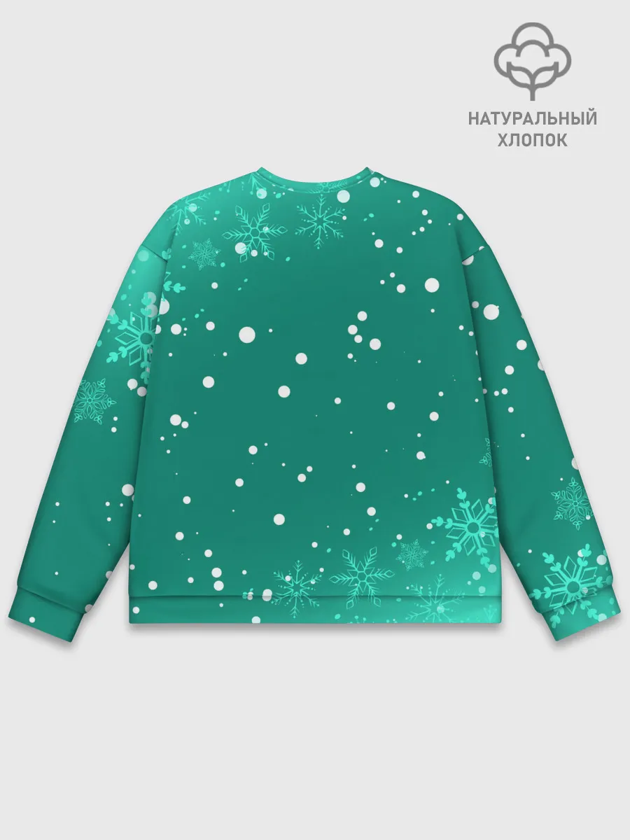 Мужской свитшот базовый / AMONG US - СНЕЖНЫЙ