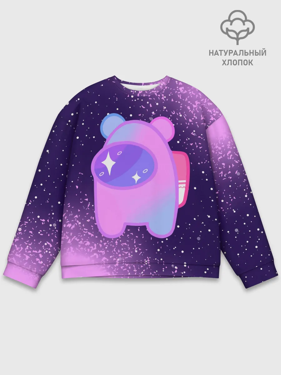 Мужской свитшот базовый / AMONG US - SPACE