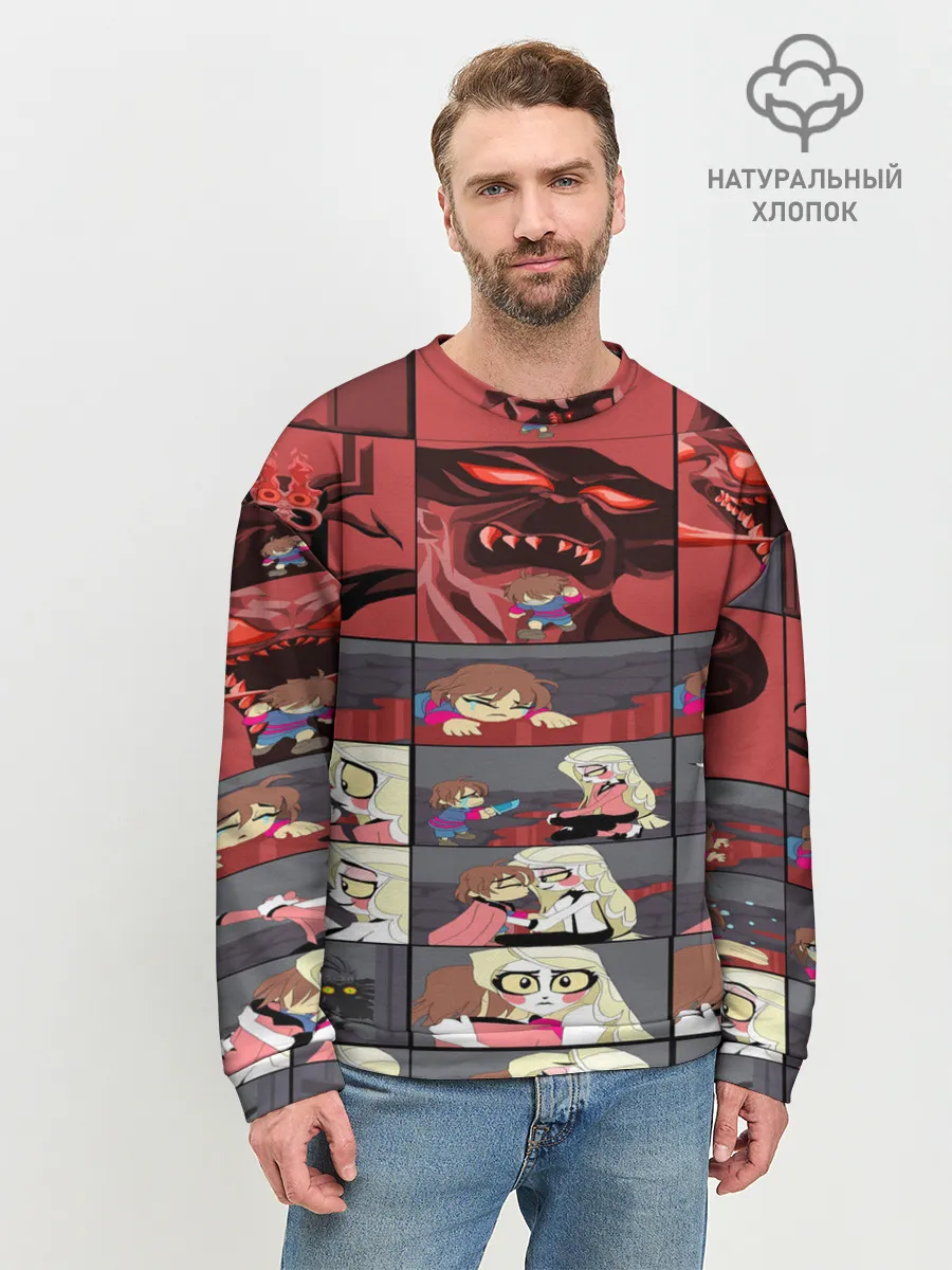 Мужской свитшот базовый / Отель Хазбин