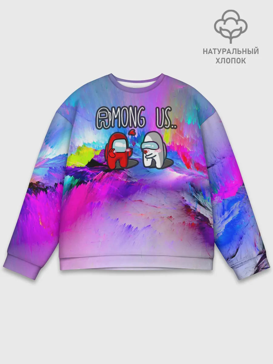 Мужской свитшот базовый / Among Us love