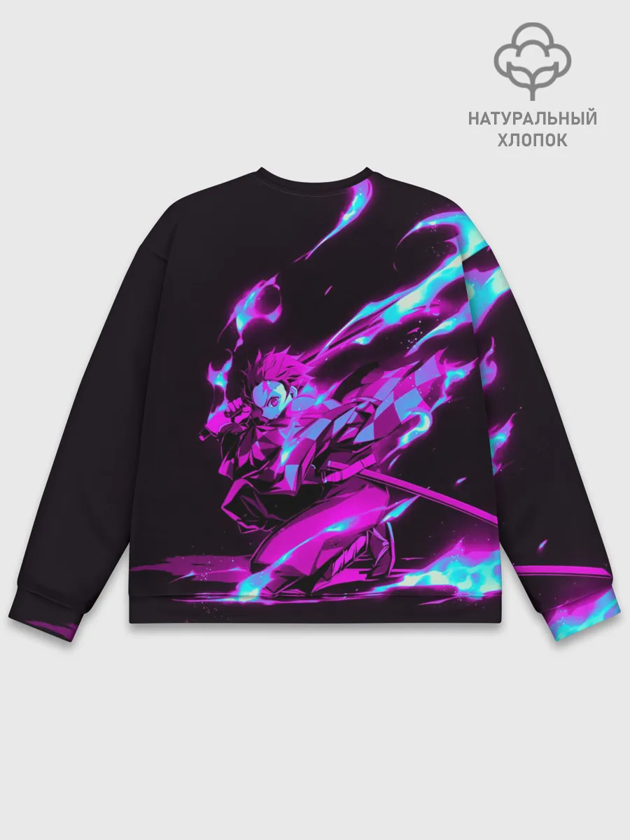 Мужской свитшот базовый / НЕОНОВЫЙ ТАНДЖИРО